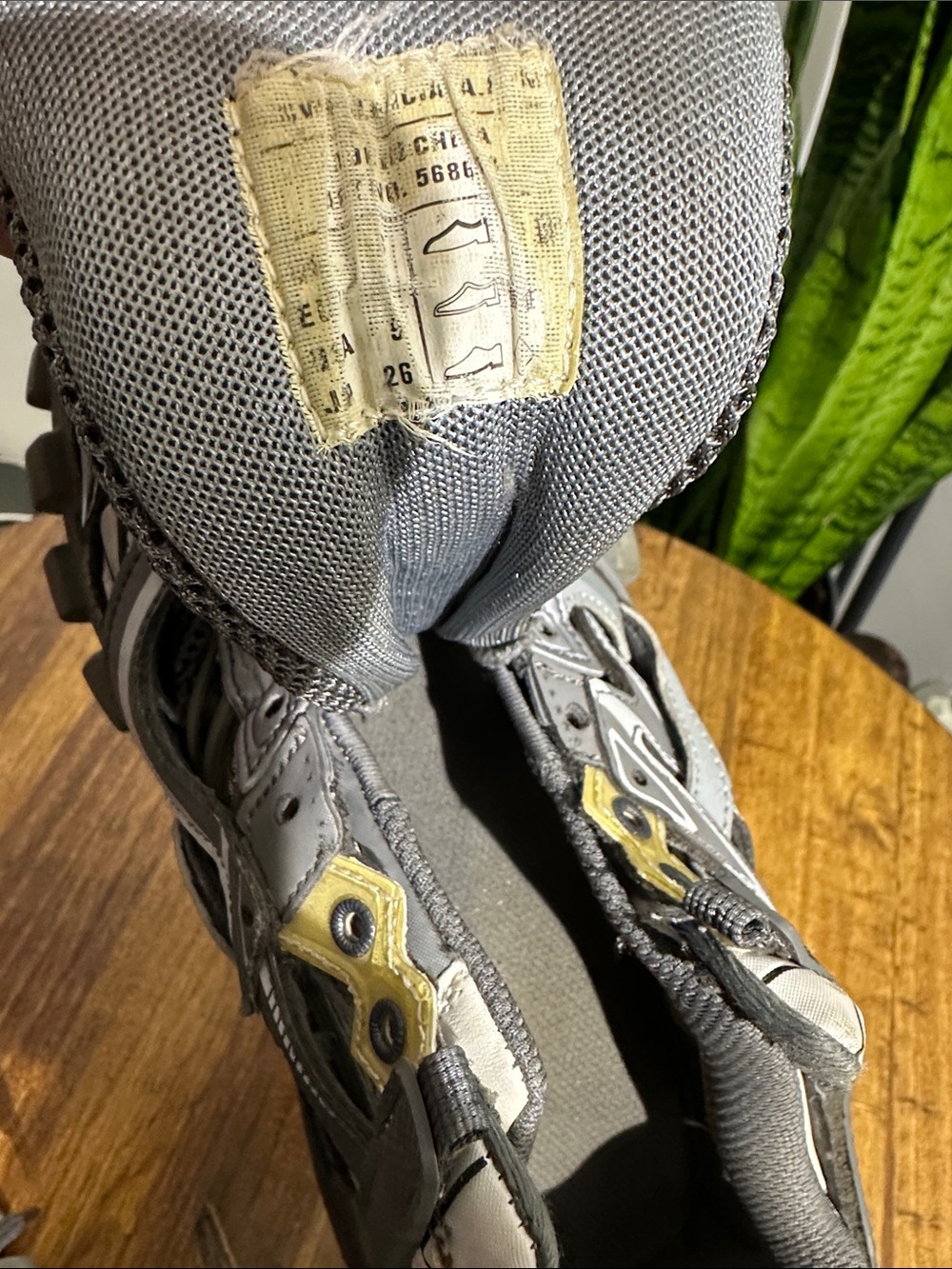 Balenciaga Men’s Gray Black Sneakers with Yellow Accents - Picture 9 of 11